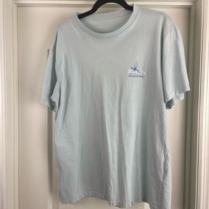 Vineyard Vines, light blue tshirt, fishing boat graphic